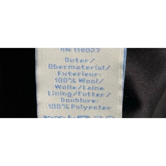 Boden Sz 10 Black 100% WOOL Ruffled Floral Print Sheath Shift Dress - Picture 7 of 8